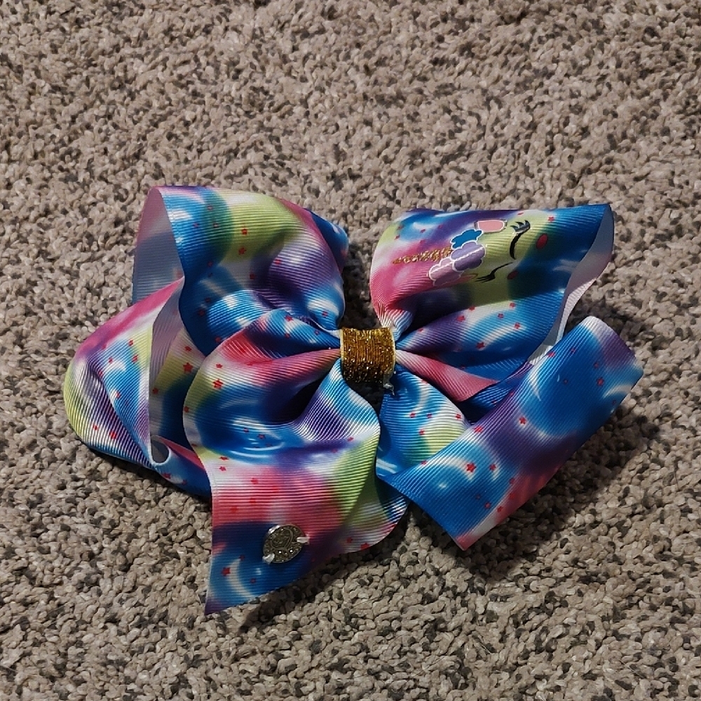 Colorful Kids Unicorn Hair Bow